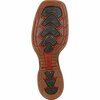 Rocky Long Range Composite Toe Waterproof Western Boot, BROWN/RED, W, Size 11 RKW0319
